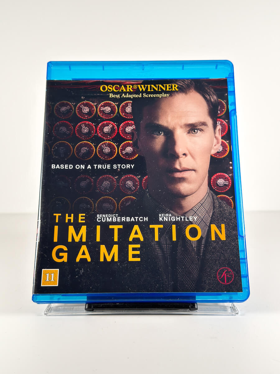 Forside av cover til The Imitation Game på Blu-ray