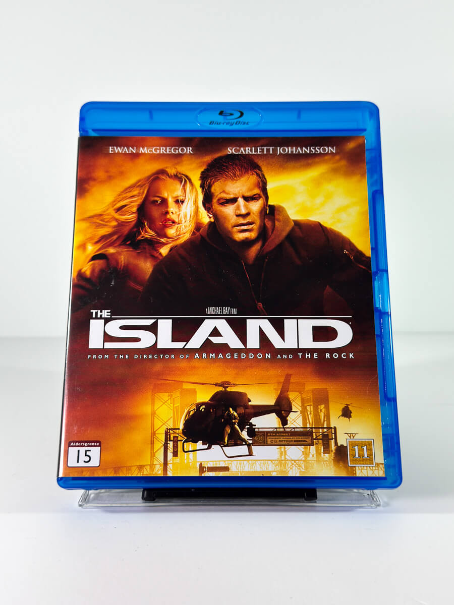 Forside av cover til The Island på Blu-ray