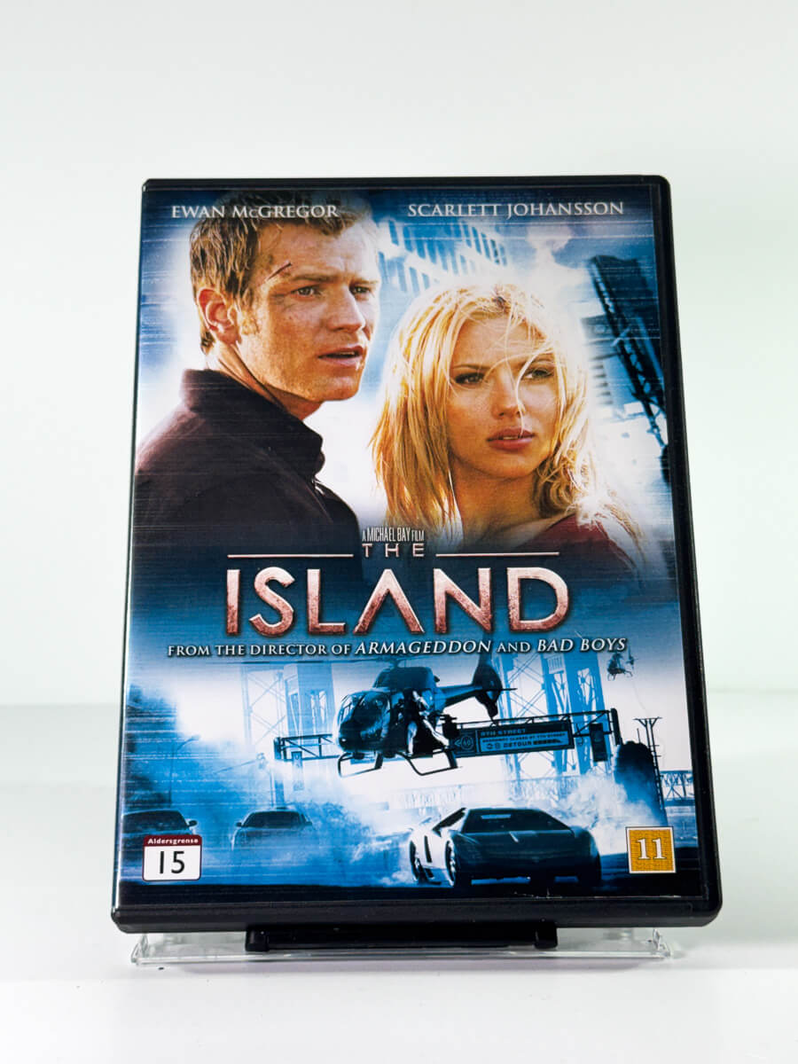 Forside av cover til the island, bruktfilm på DVD hos Brukbar Film