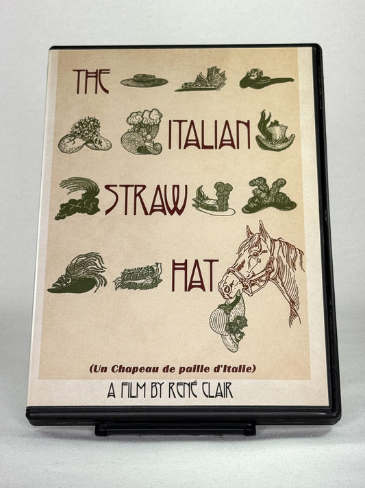 DVD-cover-forside til filmen The Italian Straw Hat – Brukt DVD fra nettbutikken Brukbar Film