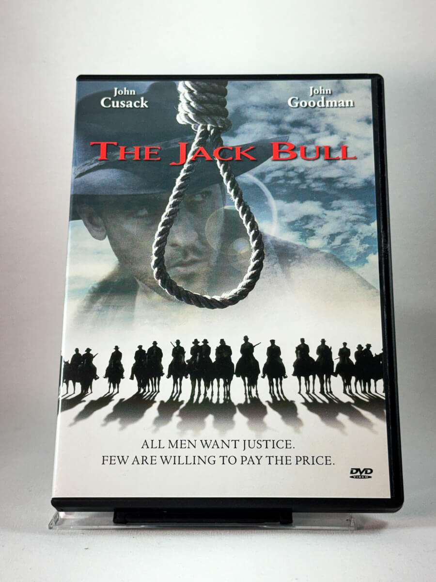 Forside av cover til The Jack Bull, bruktfilm på DVD hos Brukbar Film