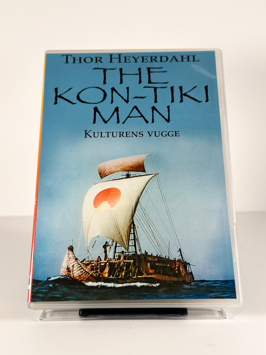 Forside av cover til The Kon-Tiki Man – Kulturens vugge på DVD