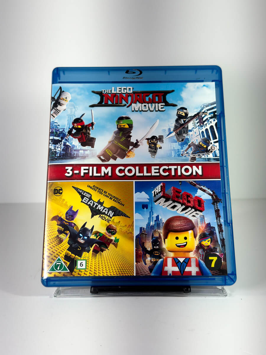 Forside av cover til The Lego Ninjago Movie 3-Film Collection på Blu-ray
