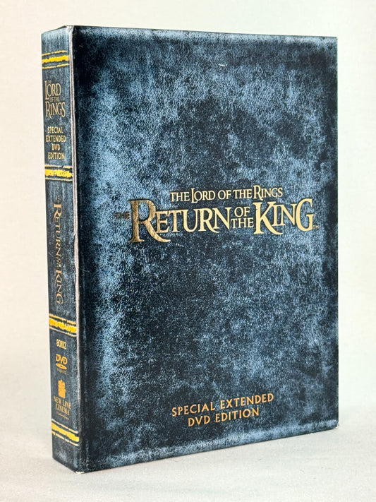 Forside av DVD-cover til filmen The Lord of the Rings: The Return of the King, special extended edition – brukt original DVD hos Brukbar Film