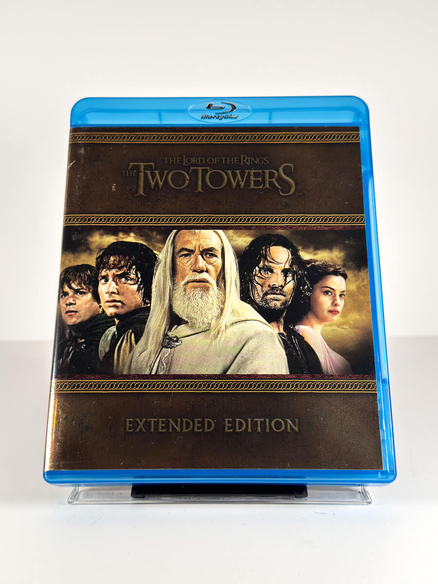 Forside av cover til The Lord of the Rings: The Two Towers – Extended Edition på Blu-ray