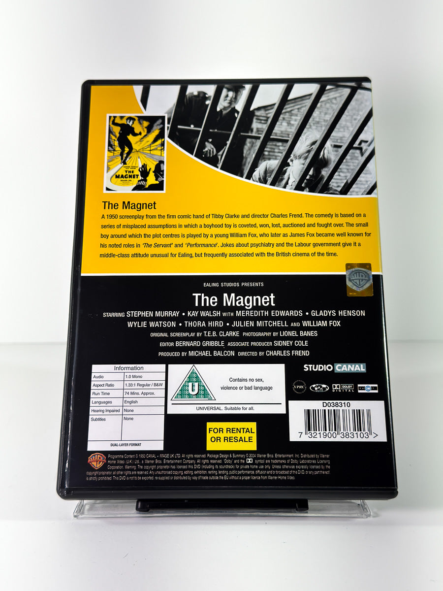 Bakside av cover til The Magnet på DVD