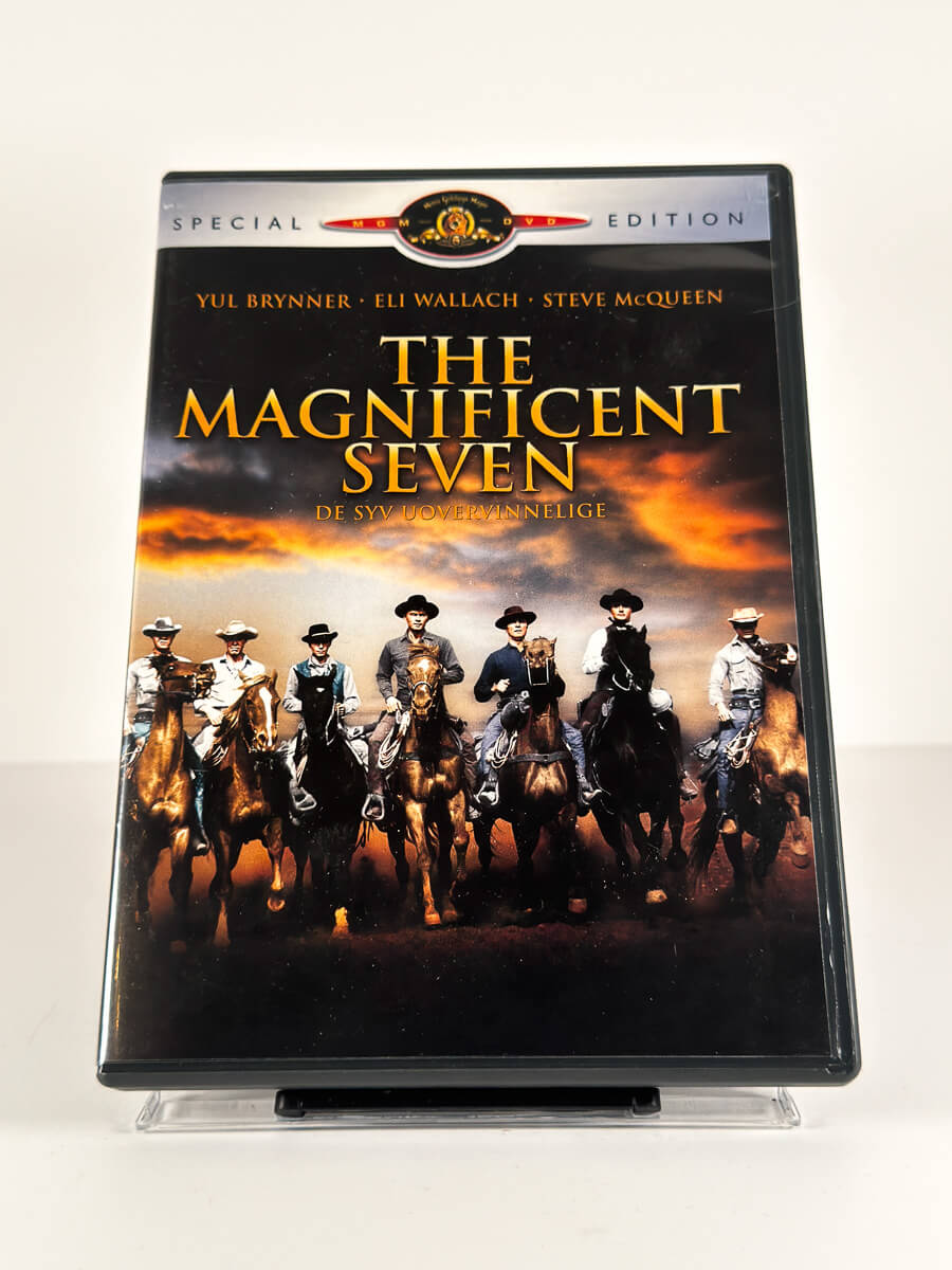 Forside av cover til The Magnificent Seven på DVD