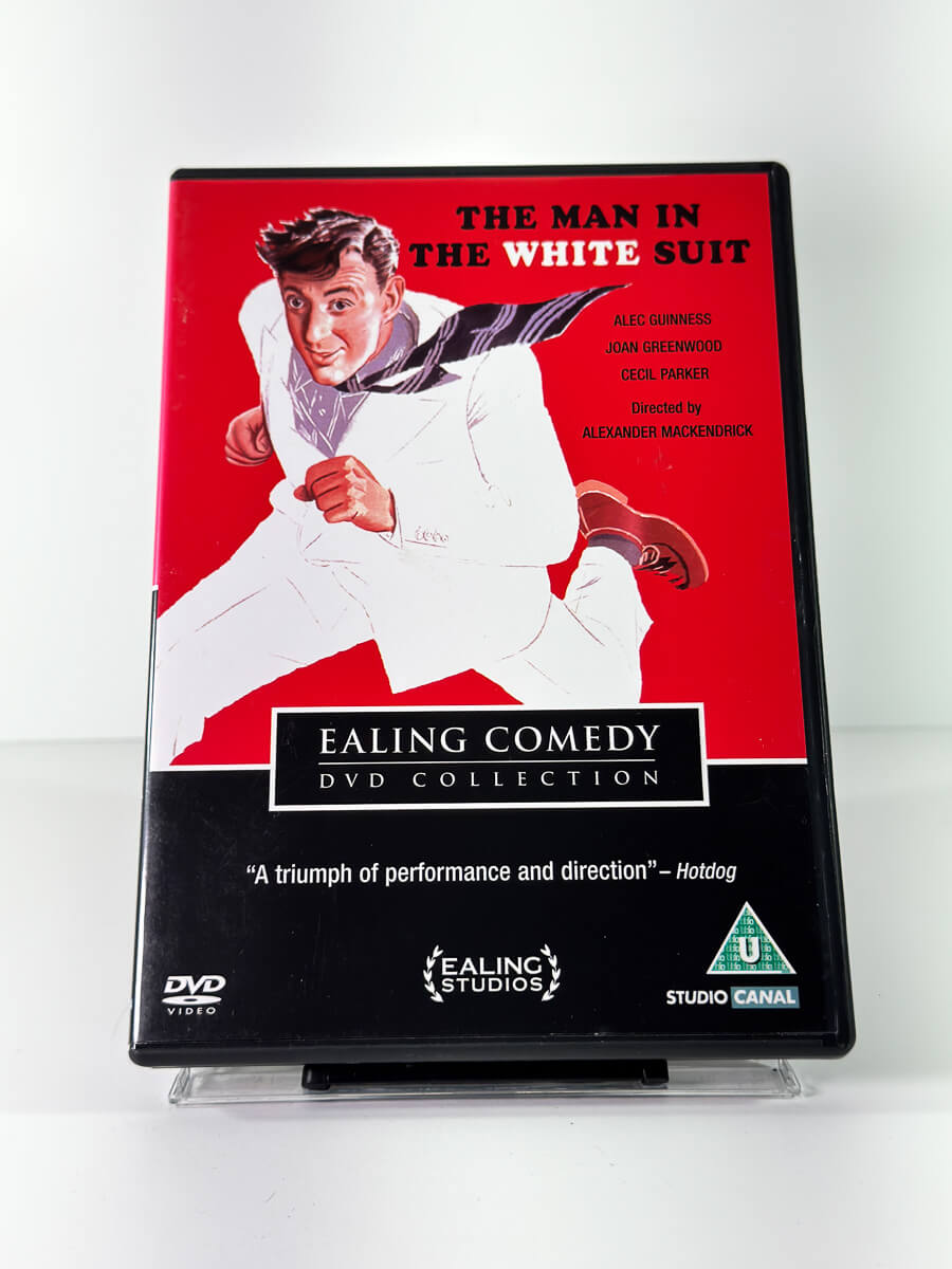 Forside av cover til The Man in the White Suit på DVD