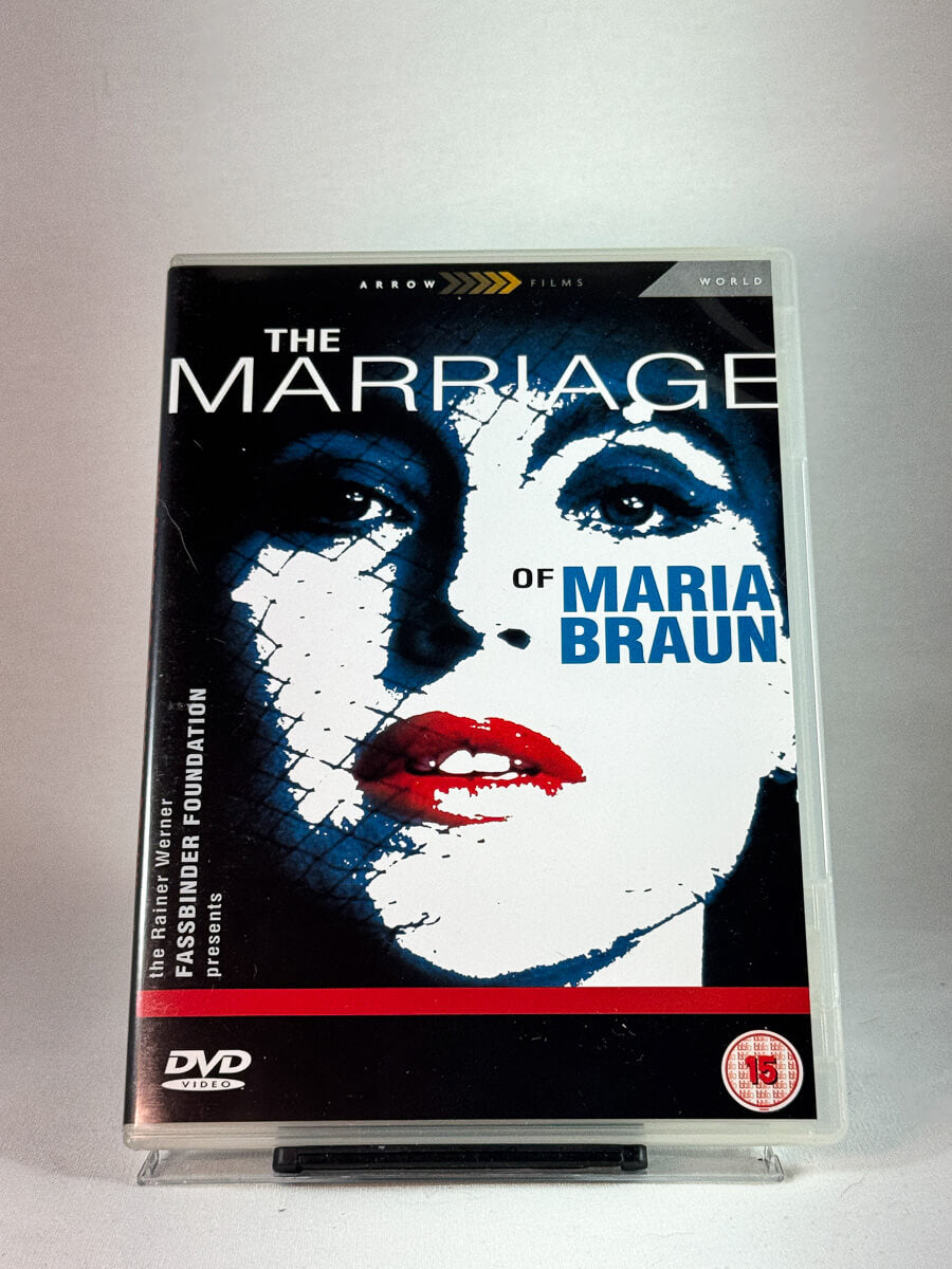 Forside av cover til The Marriage of Maria Braun, brukt DVD hos Brukbar Film