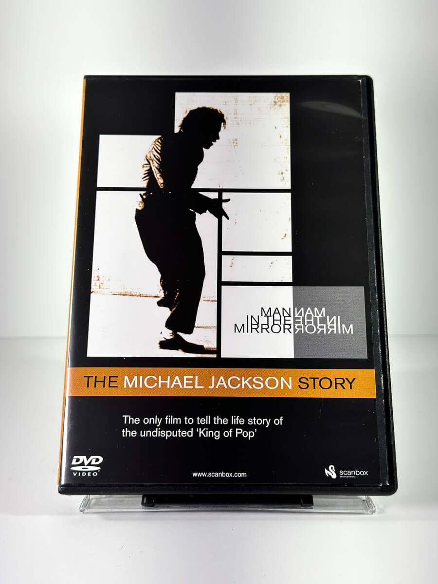 Forside av cover til The Michael Jackson Story, brukt DVD hos Brukbar Film