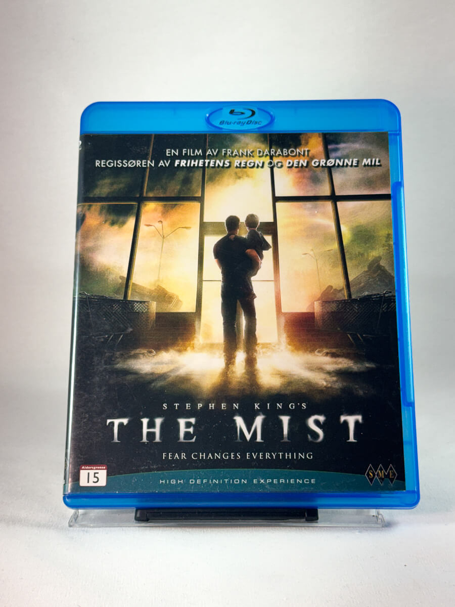 Forside av cover til The Mist, brukt Blu-ray hos Brukbar Film