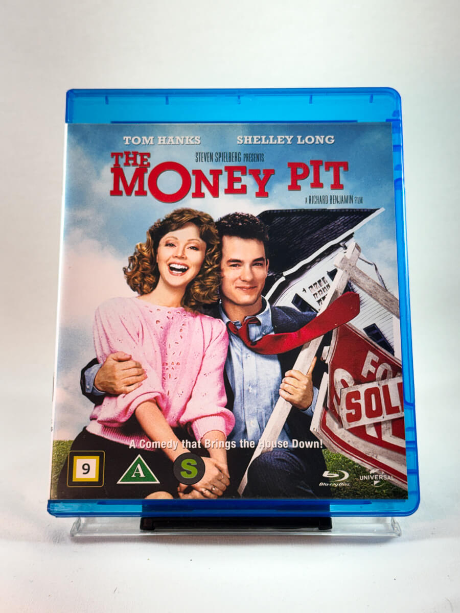 The Money Pit – forside av Blu-ray-cover, klassisk komedie med Tom Hanks, bruktfilm hos Brukbar Film