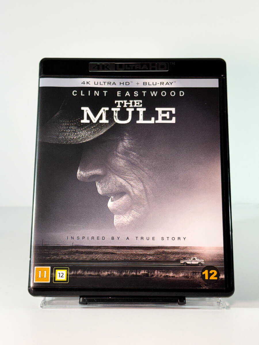 Forside av cover til The Mule på 4K Ultra HD