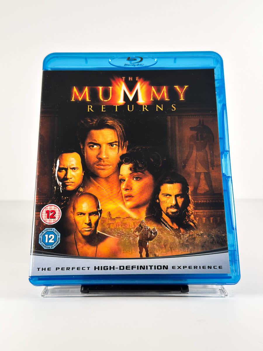 Forside av cover til The Mummy Returns på Blu-ray