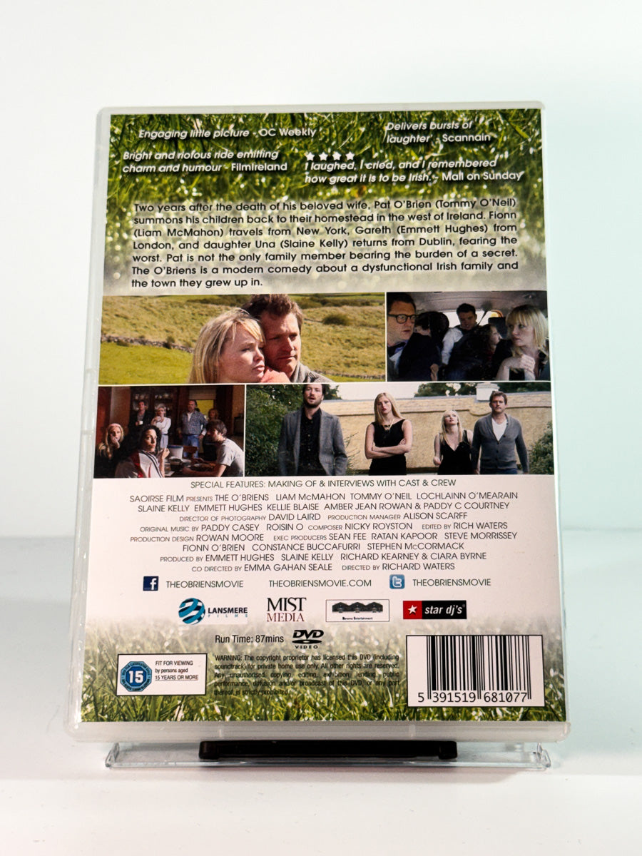 Bakside av cover til the o’briens, brukt DVD hos Brukbar Film