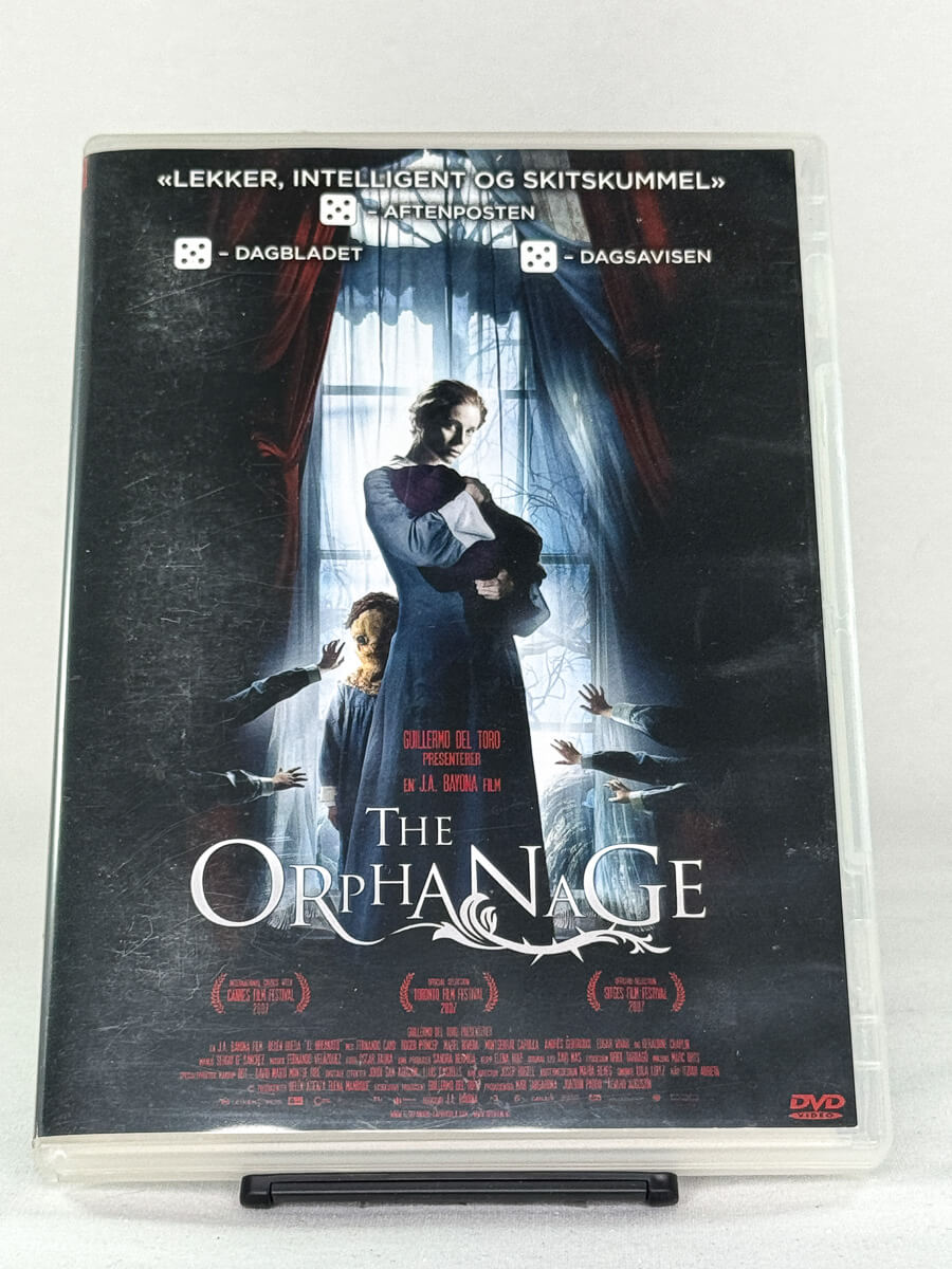 Forside av DVD-cover til The Orphanage, bruktfilm hos nettbutikken Brukbar Film