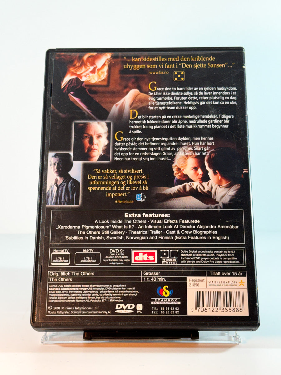 Bakside av cover til the others, brukt DVD hos Brukbar Film