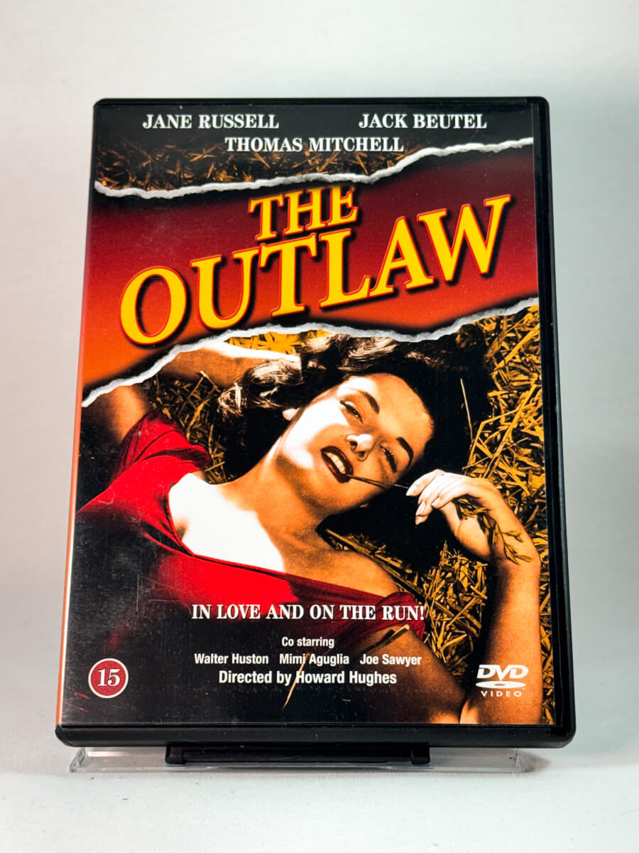Forside av cover til The Outlaw, bruktfilm på DVD hos Brukbar Film