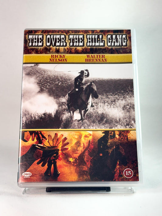 Forside av cover til The Over the Hill Gang, brukt original DVD hos Brukbar Film