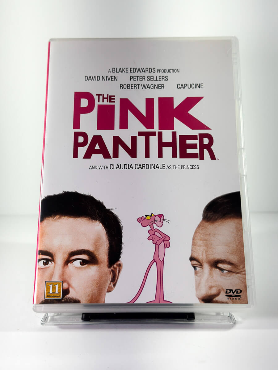 Forside av cover til The Pink Panther på DVD
