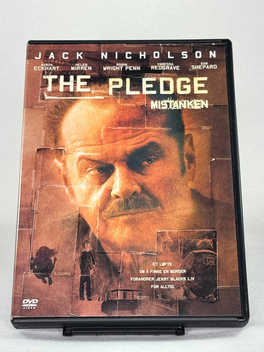 DVD-cover-forside til filmen The Pledge – Mistanken – Brukt DVD fra nettbutikken Brukbar Film