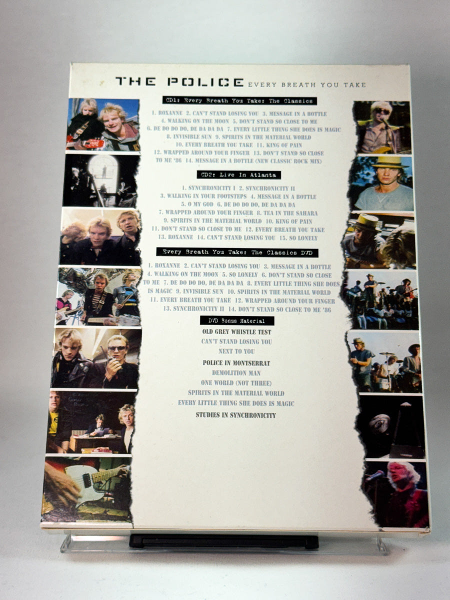 Bakside av cover til The Police – Every Breath You Take, brukt DVD hos Brukbar Film