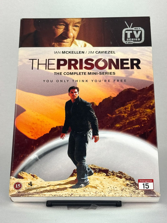 DVD-forside til serien The Prisoner fra 2009– Originalt cover brukt for produktbilde i nettbutikken Brukbar Film