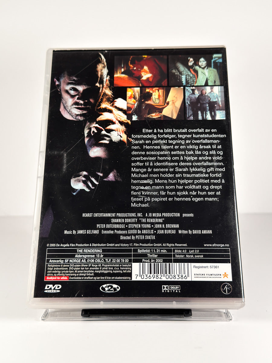 Bakside av cover til The Rendering på DVD