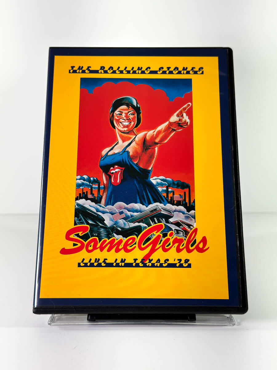 Forside av cover til The Rolling Stones: Some Girls – Live in Texas ’78, bruktfilm hos nettbutikken Brukbar Film