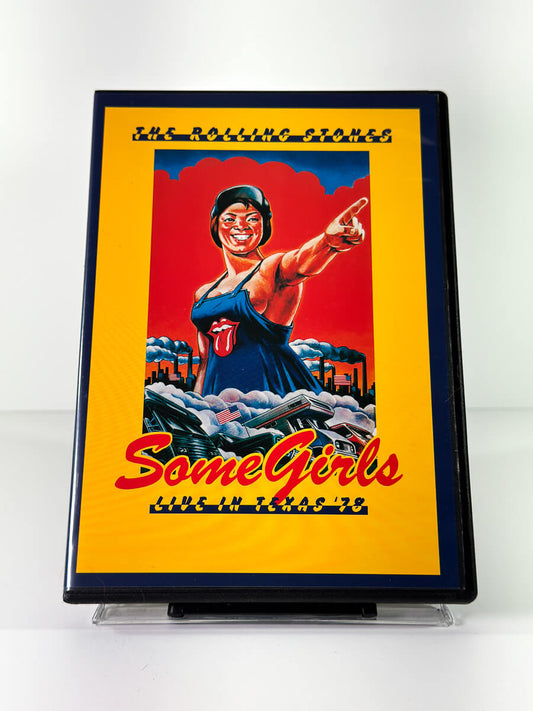 Forside av cover til The Rolling Stones: Some Girls – Live in Texas ’78, bruktfilm hos nettbutikken Brukbar Film