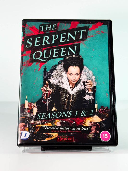 Forside av cover til The Serpent Queen – Seasons 1 & 2, bruktfilm hos nettbutikken Brukbar Film