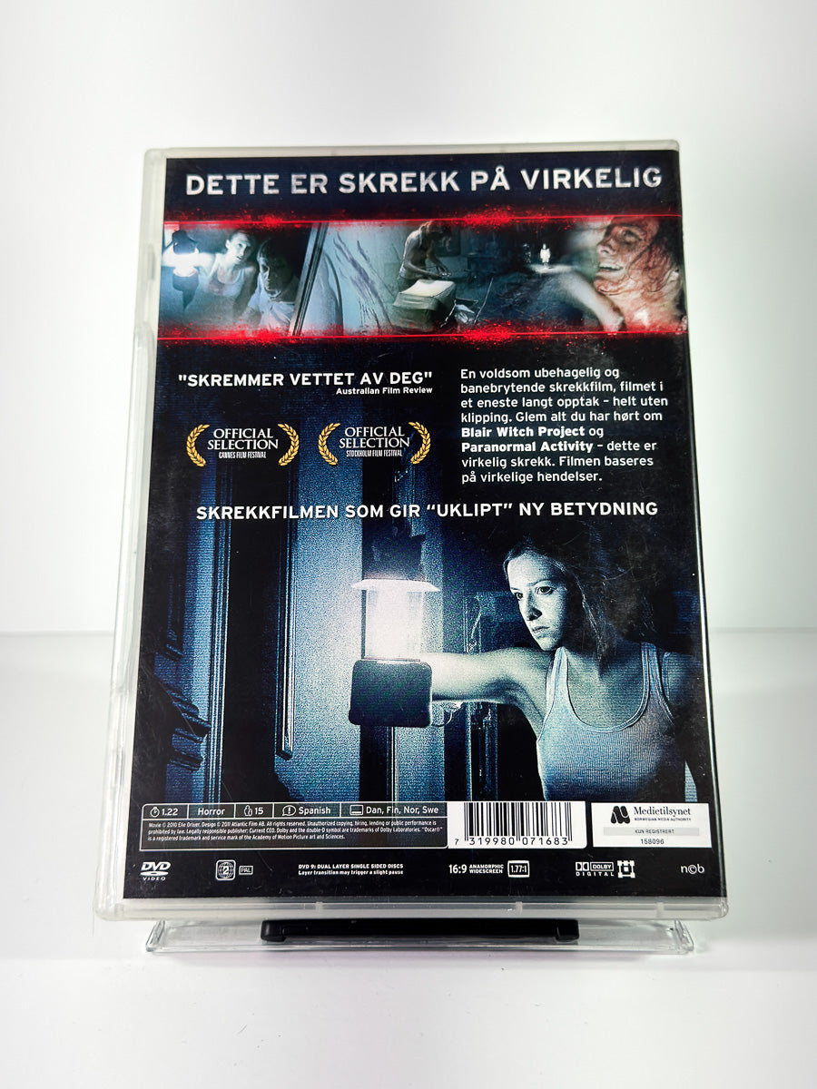Bakside av cover til The Silent House på DVD