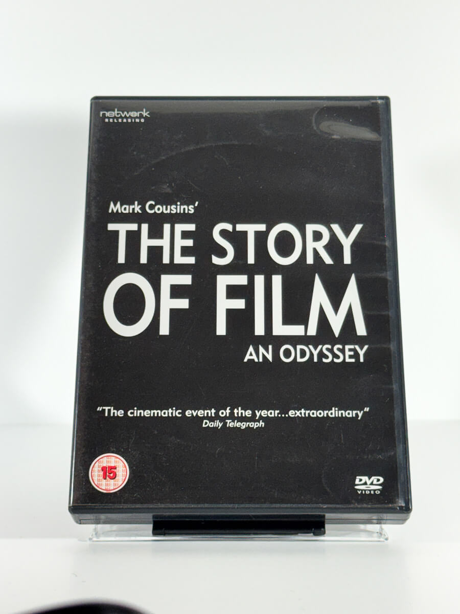 Forside av cover til The Story of Film – An Odyssey, brukt original DVD hos Brukbar Film