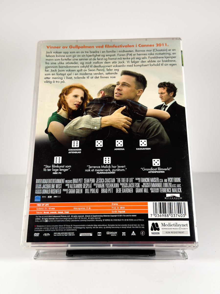 Bakside av cover til The Tree of Life på DVD