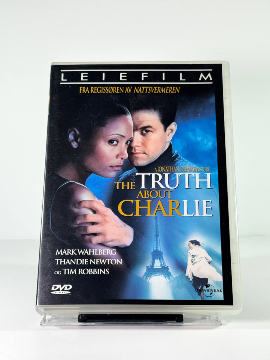 Forside av cover til the truth about charlie, bruktfilm på DVD hos Brukbar Film
