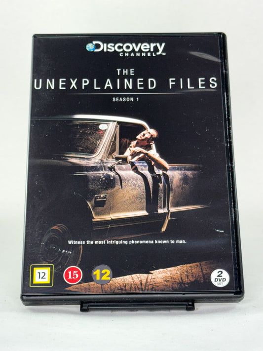 Forside av brukt DVD The Unexplained Files – Season 1 – dokumentarserie på DVD, brukt originalserie fra Brukbar Film