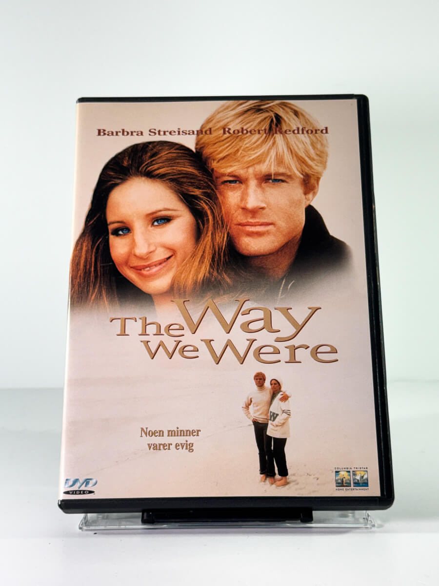 Forside av cover til the way we were, bruktfilm hos nettbutikken Brukbar Film