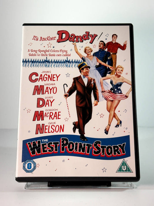 Forside av cover til the west point story, bruktfilm på DVD hos Brukbar Film