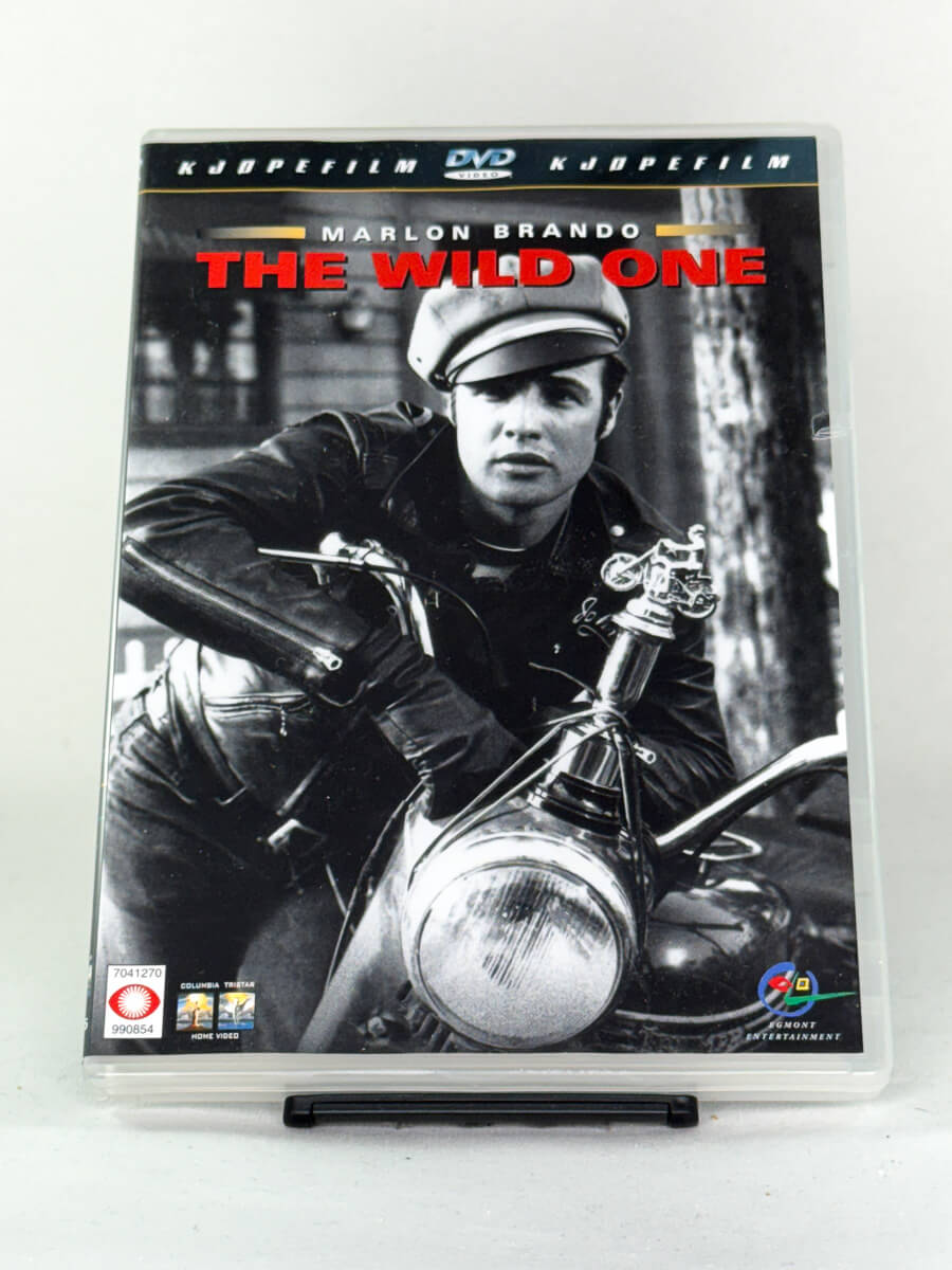 Forside av The Wild One DVD-cover – brukt filmklassiker med Marlon Brando hos Brukbar Film