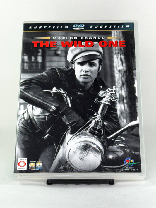 Forside av The Wild One DVD-cover – brukt filmklassiker med Marlon Brando hos Brukbar Film