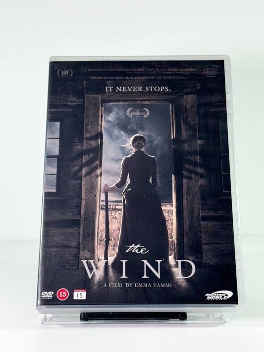 Forside av cover til The Wind, brukt DVD hos Brukbar Film