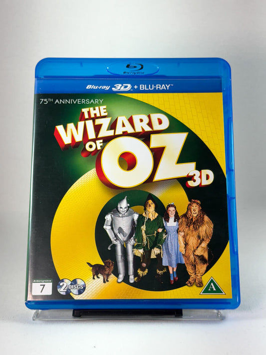 Forside av DVD-cover til The Wizard of Oz (Blu-ray 3D), bruktfilm hos nettbutikken Brukbar Film