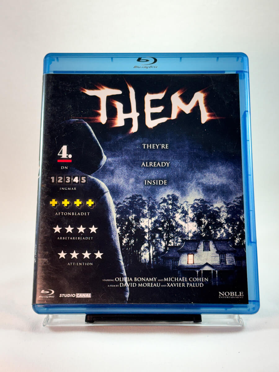 Them – forside av Blu-ray-cover, intens fransk horror-thriller, bruktfilm hos Brukbar Film