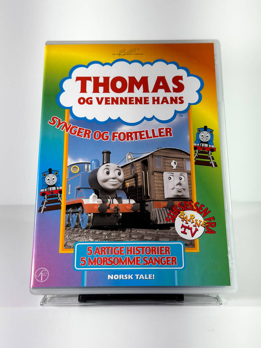 Forside av cover til Thomas og vennene hans – Synger og forteller på DVD