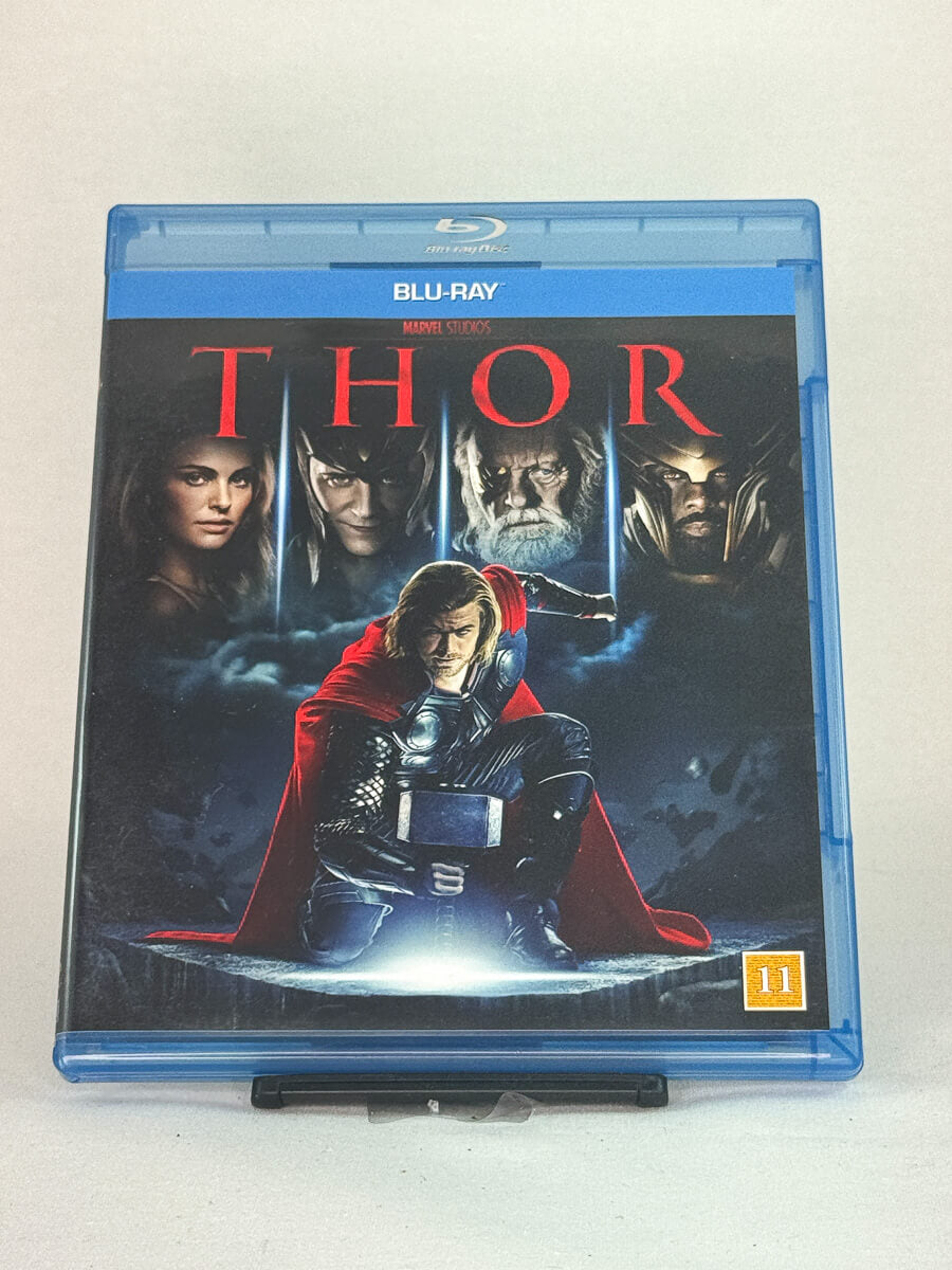 Forside av Blu-ray-cover til Thor – Marvel-superheltfilm regissert av Kenneth Branagh, brukt Blu-ray hos Brukbar Film