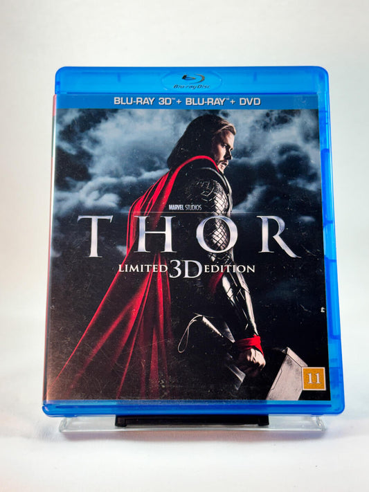Thor – forside av Blu-ray-cover, Marvel-superheltfilm i limited edition, bruktfilm hos Brukbar Film