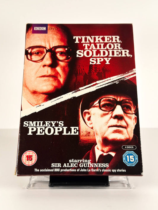 Forside av cover til Tinker, Tailor, Soldier, Spy / Smiley’s People på DVD