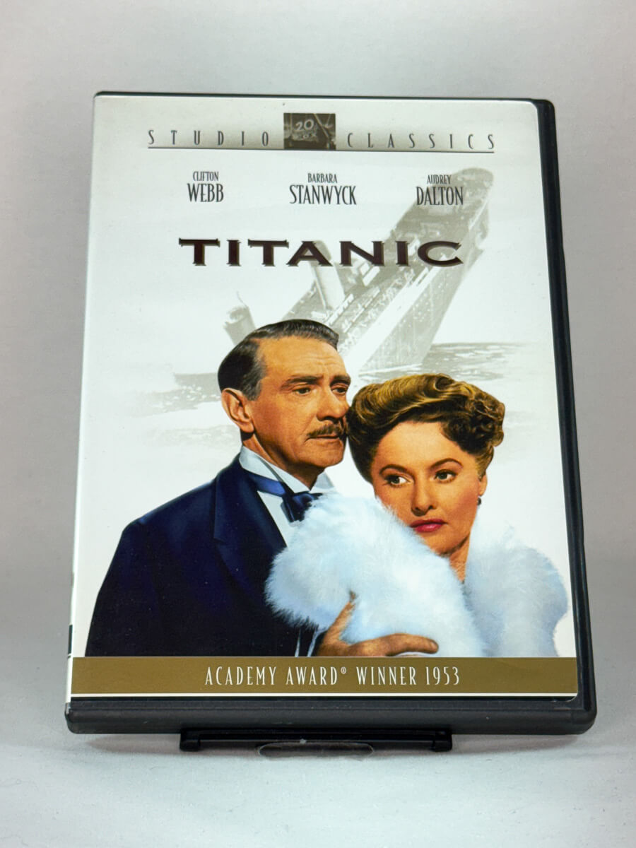 Forside av cover til Titanic (1953), brukt DVD hos Brukbar Film