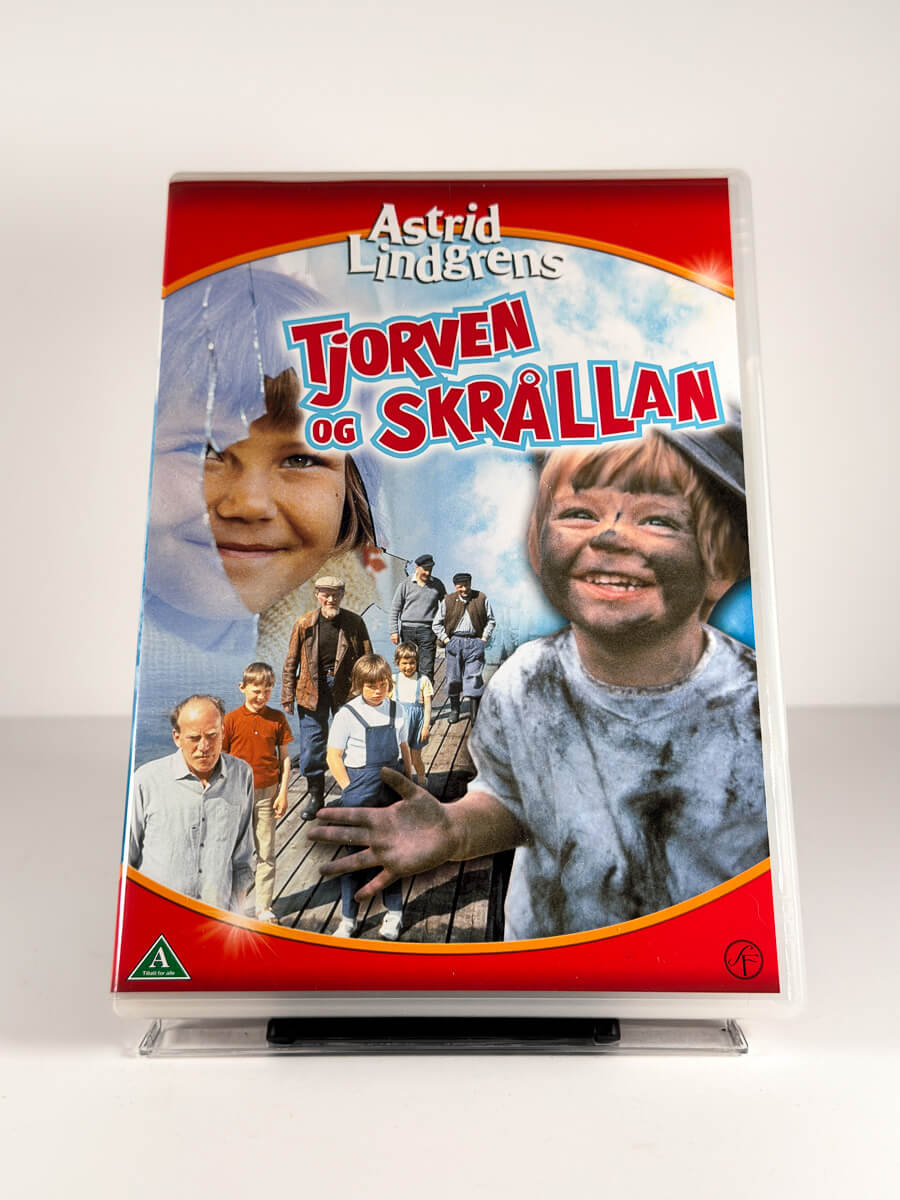 Forside av cover til Tjorven og Skrållan på DVD