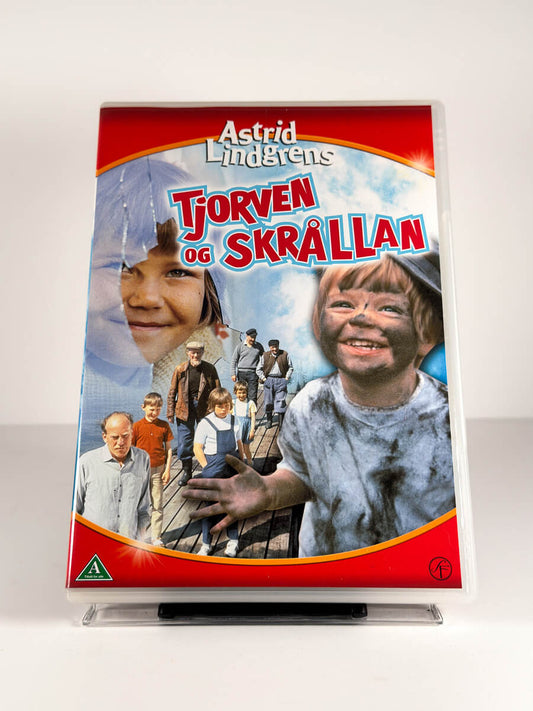 Forside av cover til Tjorven og Skrållan på DVD